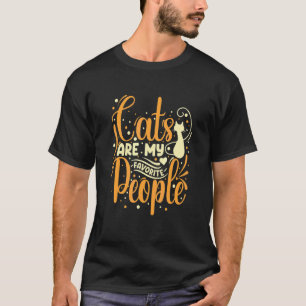 T-shirt Les chats sont mes personnes préférées