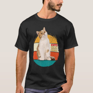 T-shirt Les chats sont mes personnes préférées Chat Vinta