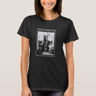 T-shirt Les chats sont mes personnes préférées - Graphique