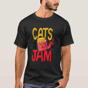 T-shirt Les Chats Sont Mon Propriétaire De Chat De Jam Ent