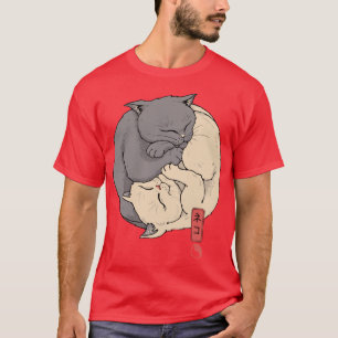 T-shirt Les chats Yin Yang