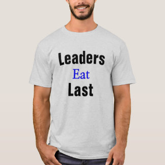 T-shirt Les Chefs mangent la dernière pièce en t