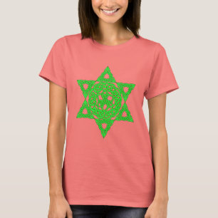 T-shirt Les chemises des femmes celtiques d'étoile de