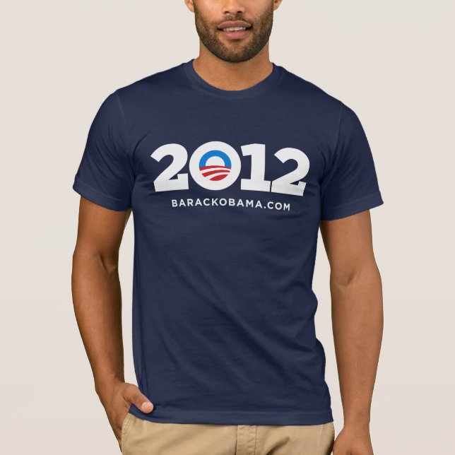 T-shirt Les Chemises d'Obama 2012 (Devant)