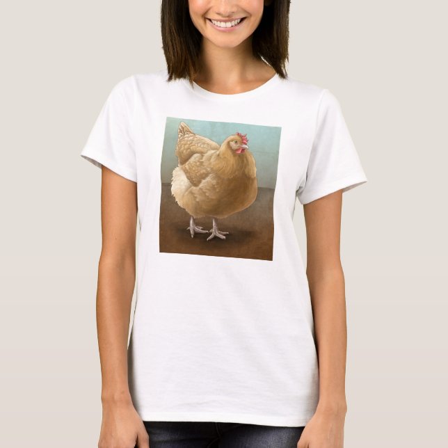 T-shirt Les chemises d'Orpington des femmes de couleur (Devant)