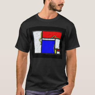 T-shirt Les chenilles de Mondrian