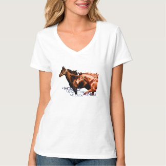 T-shirt Les chevaux nous prêtent les ailes que nous
