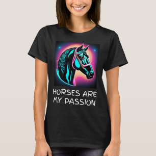 T-shirt Les Chevaux Sont Mon Pion Amateurs équestres Horse