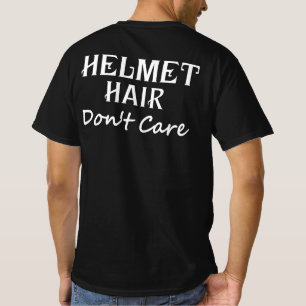 T-shirt Les cheveux casque ne se soucient pas Motorcycle v