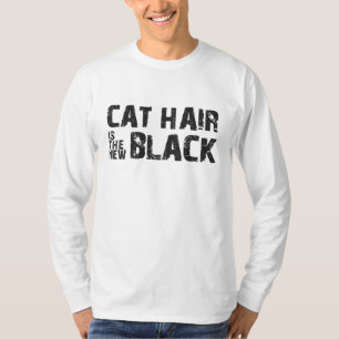 T-shirt Les cheveux de chat sont le nouveau noir