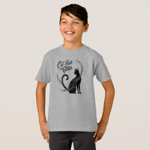 T-shirt Les Cheveux De Chat Sont Ma Parties scintillant -
