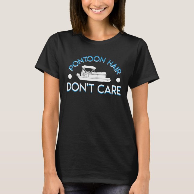 T-shirt Les cheveux de ponton d'amant de bateau de ponton (Devant)