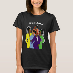 T-shirt Les cheveux naturels pour toujours amis Divas