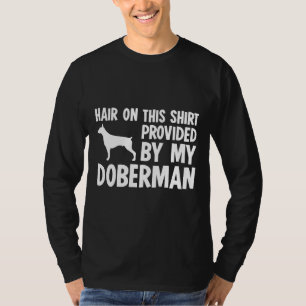 T-shirt Les Cheveux Sur Ce Fourni Par Mon Doberman