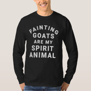 T-shirt Les chèvres évanouies sont mon esprit Animal Chèvr