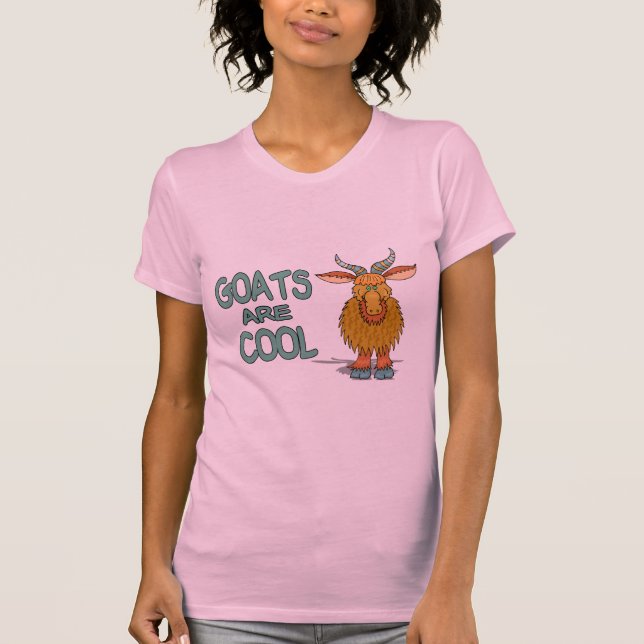 T-shirt Les chèvres sont fraîches (Devant)