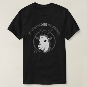 T-shirt LES CHÈVRES SONT MON MONDE   par TotallyGoatally™