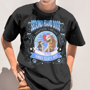 T-shirt Les chiens d'occasion font des animaux de première