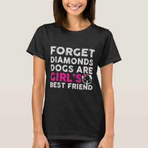 T-shirt Les chiens sont la meilleure chemise féminine d'un