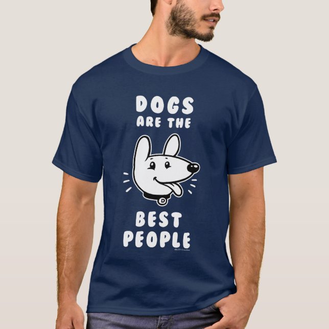T-shirt Les Chiens Sont Les Meilleurs (Devant)