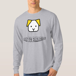T-shirt Les chiens sont un lien vers le paradis – Visage d