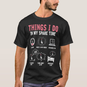 T-shirt Les Choses Que Je Fais Dans Mon Temps Libre K Pop