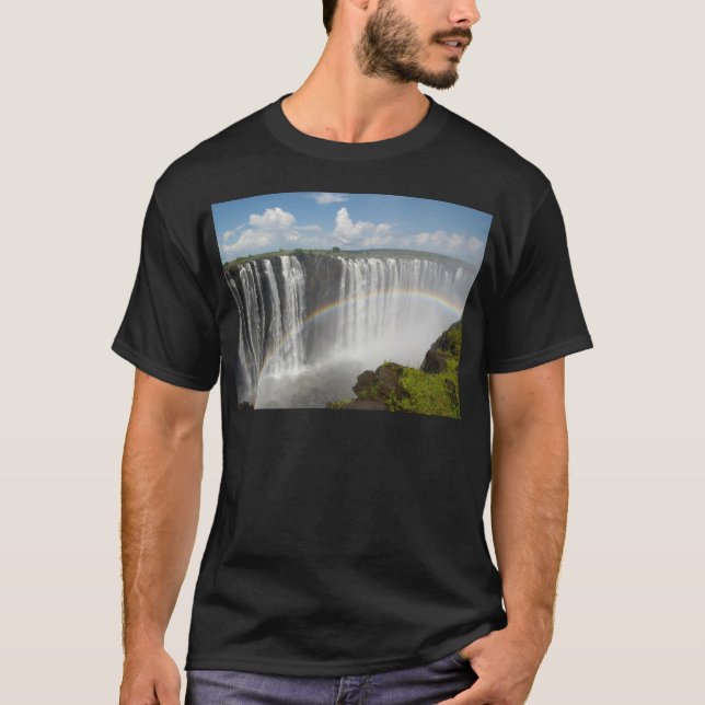 T-shirt Les chutes Victoria Zimbabwe (Devant)