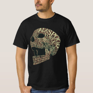T-shirt Les citations du hameau de Yorick Shakespeare