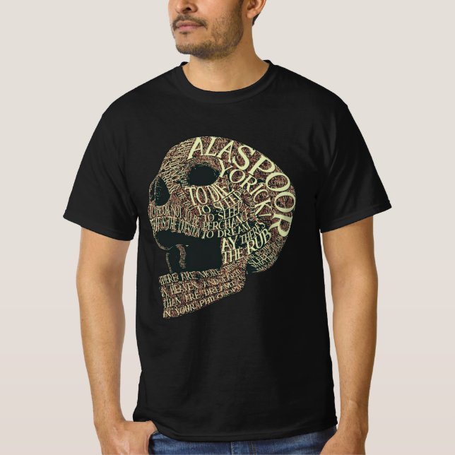 T-shirt Les citations du hameau de Yorick Shakespeare (Devant)