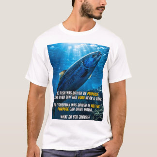 T-shirt Les citations philosophiques du poisson et du pêch
