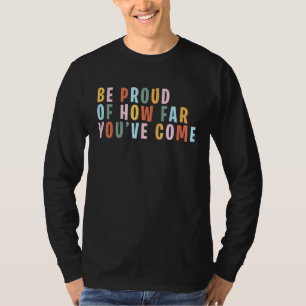 T-shirt Les Citations Positives D'Auto-Soins Sont Fières D