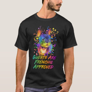 T-shirt Les Clients Sont Français Approuvés Humour Bulldog