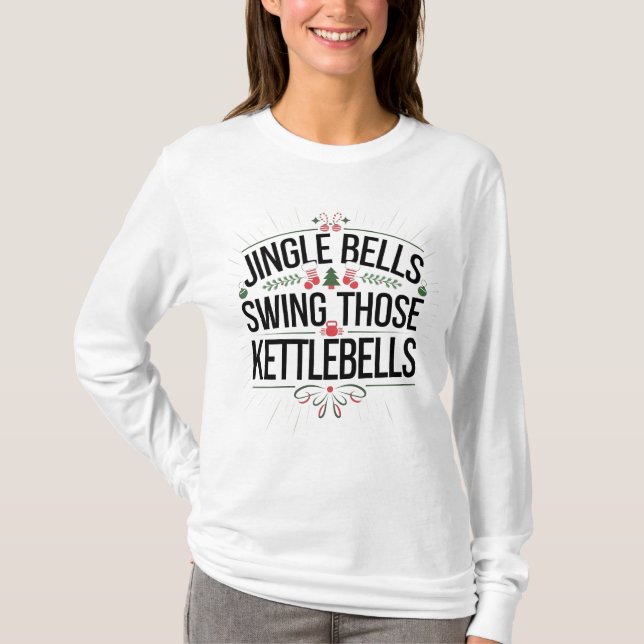 T-shirt Les cloches de Jingle balancent ces cloches de ket (Devant)