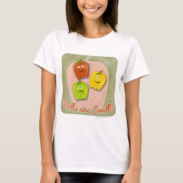 T-shirt Les cloches poivrées sont des houles (Devant)