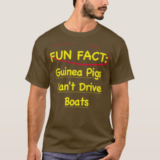 T-shirt Les cochons de Guinée ne peuvent pas conduire des 