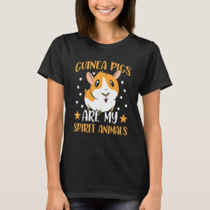 T-shirt Les Cochons de Guinée sont mon esprit Animaux Guin