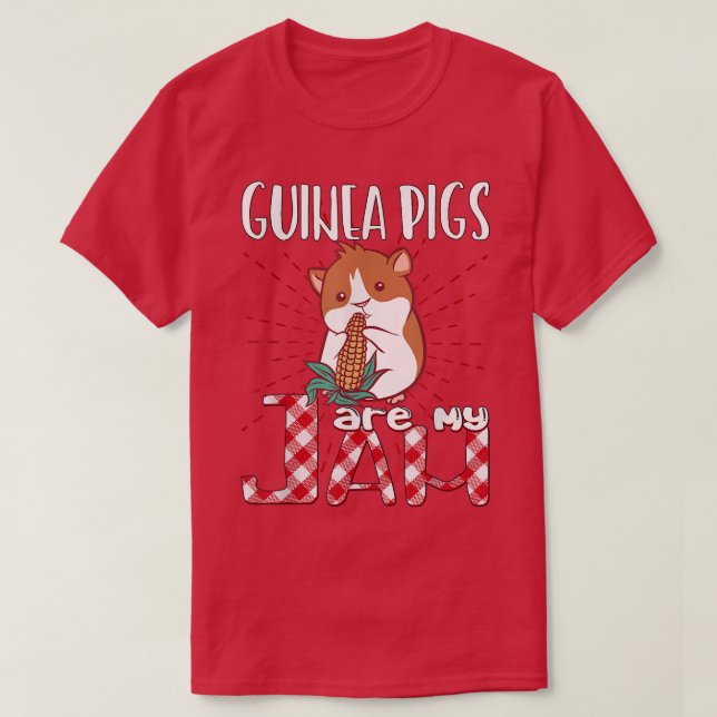 T-shirt Les Cochons de Guinée sont mon Jam 631 (Design devant)