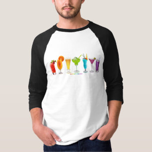 T-shirt Les cocktails alcoolisés de SlipperyJoe pour la co