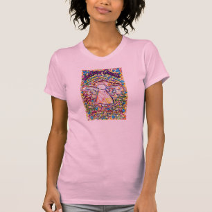 T-shirt Les Coeurs de printemps Ange et ce que le cancer n
