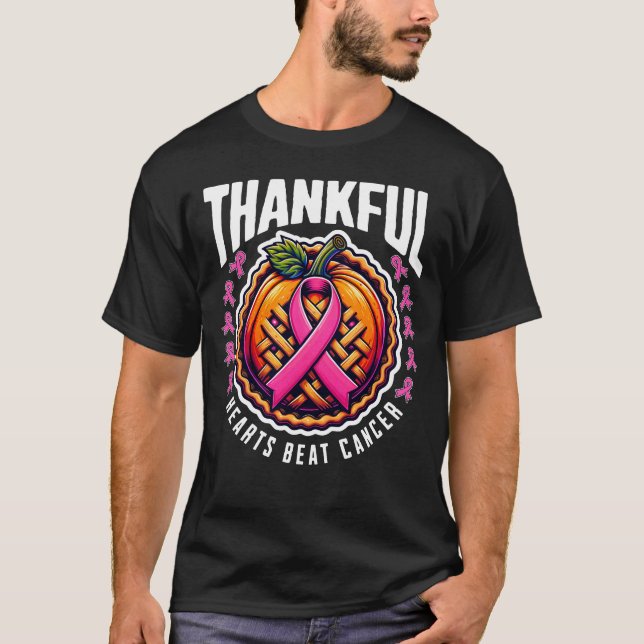 T-shirt Les Coeurs Heureux Battre Le Cancer (Devant)