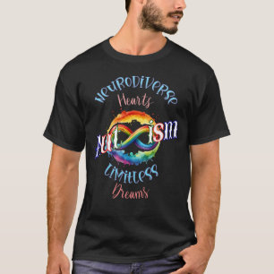 T-shirt Les coeurs neurodivers créent la sensibilisation s