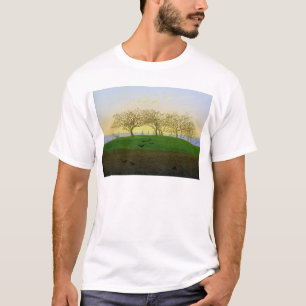 T-shirt Les collines et les champs labourés s'approchent