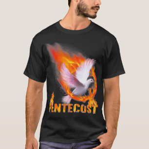 T-shirt Les colombes de la Pentecôte Flamme Saint-Esprit c