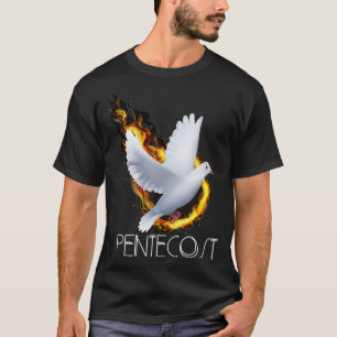 T-shirt Les colombes de la Pentecôte Les langues des flam