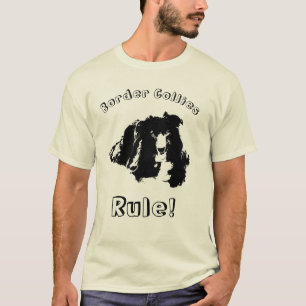 T-shirt Les colons frontaliers gouvernent le chien mignon 