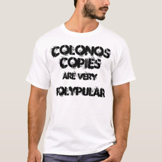 T-shirt Les coloscopies sont très polypular.