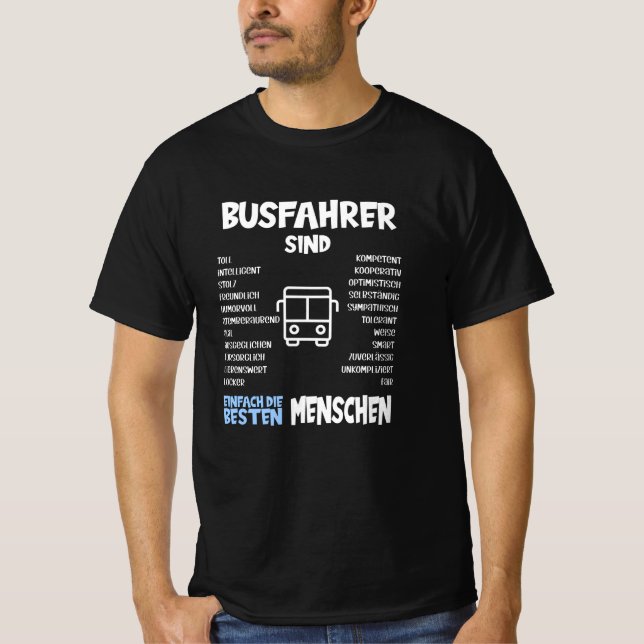 T-shirt Les Conducteurs De Bus Sont Les Meilleurs Cadeaux (Devant)