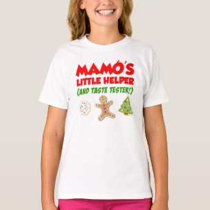 T-shirt Les cookies de Noël de Mamo's Little Helper