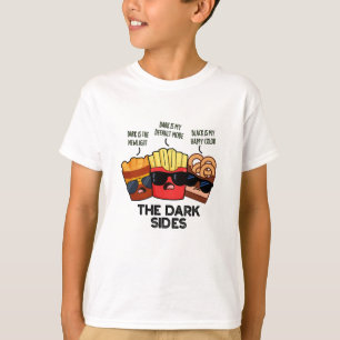 T-shirt Les côtés sombres Blague drôle de fast-food
