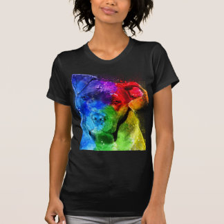 T-shirt Les couleurs de l'amour sont un Pitbull